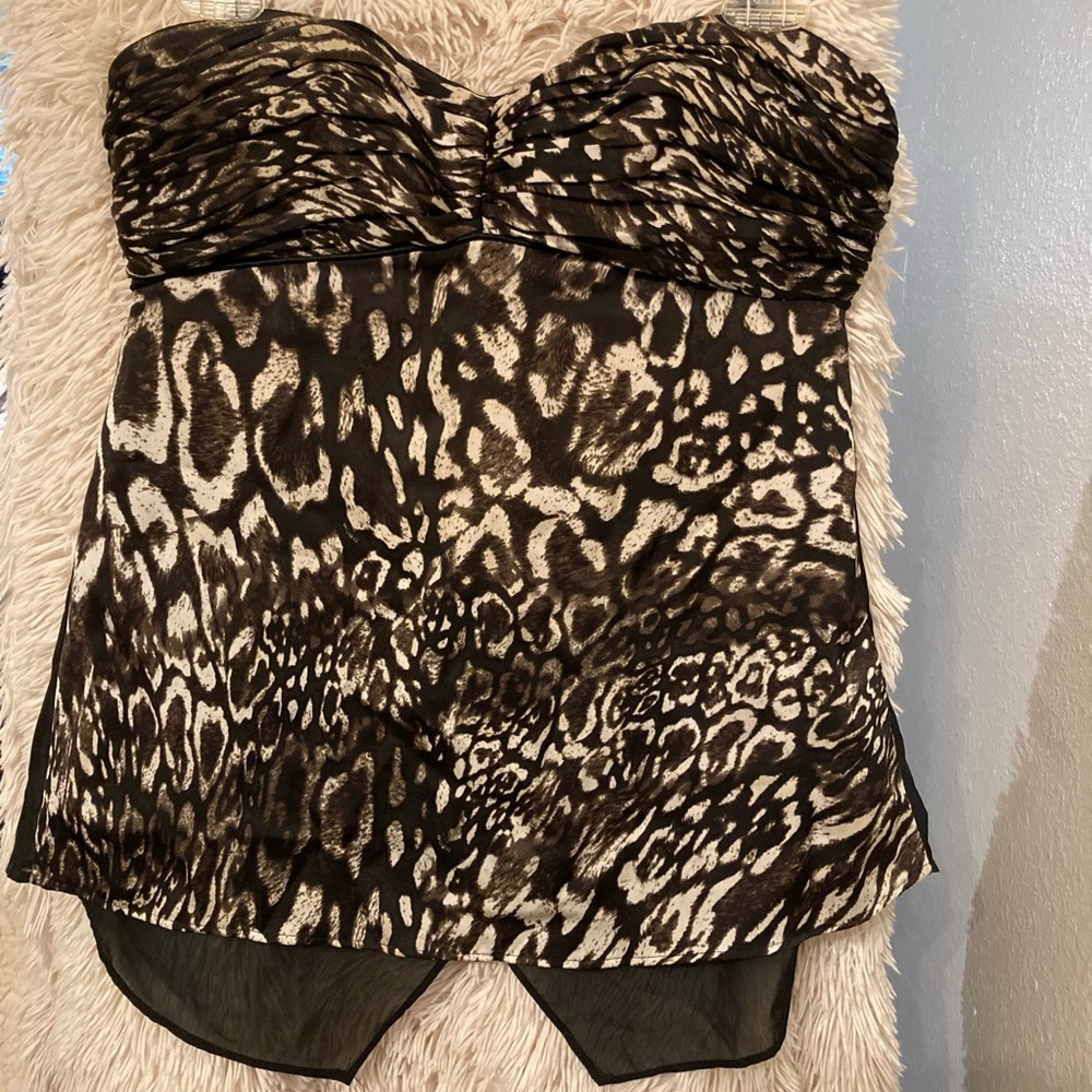 BEBE Sexy Cheetah Top